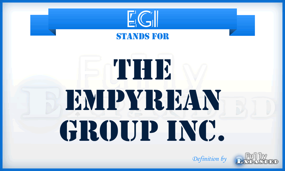 EGI - The Empyrean Group Inc.