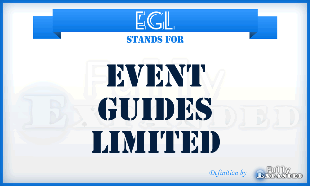 EGL - Event Guides Limited