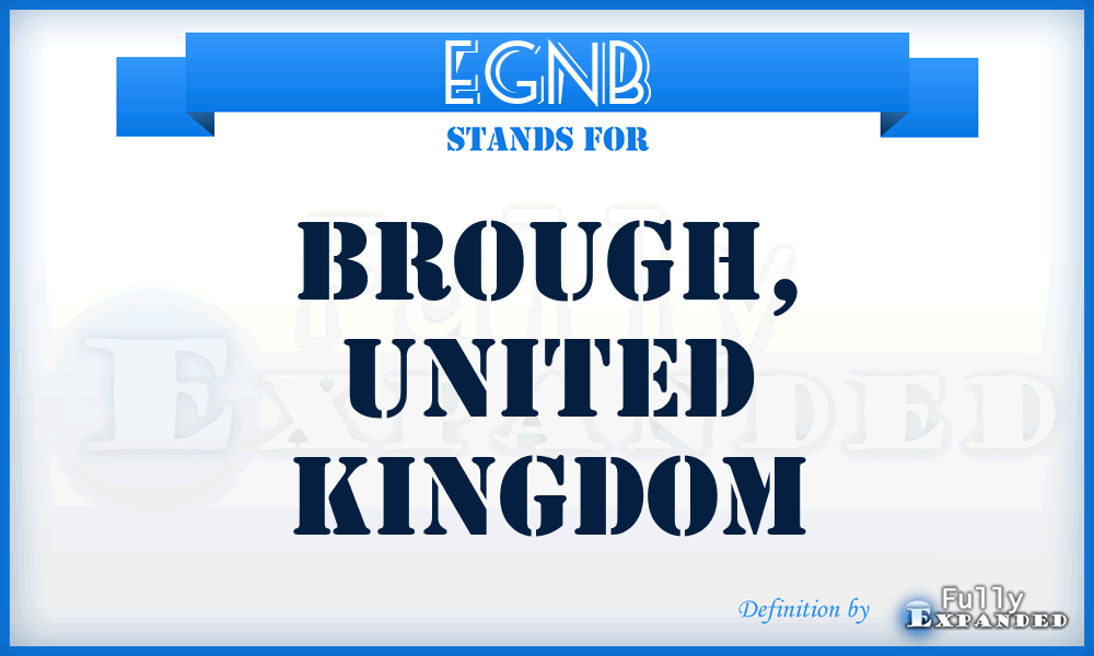 EGNB - Brough, United Kingdom