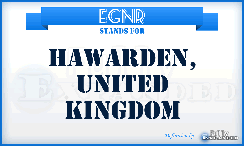 EGNR - Hawarden, United Kingdom