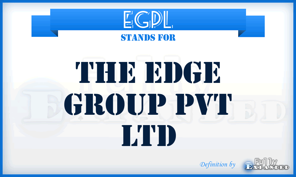 EGPL - The Edge Group Pvt Ltd