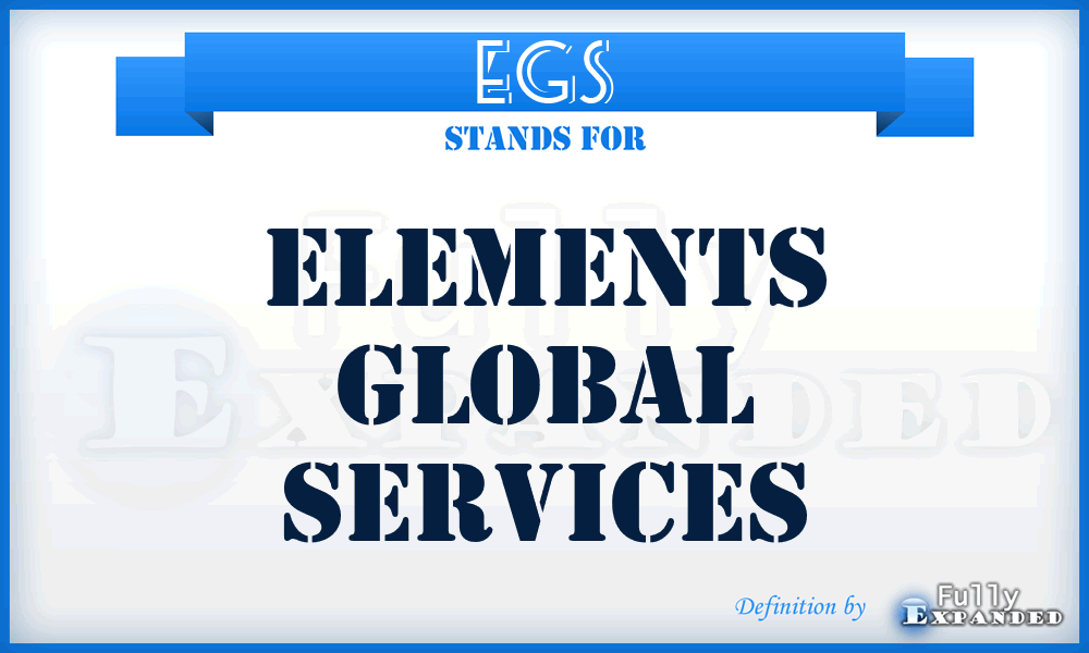 EGS - Elements Global Services