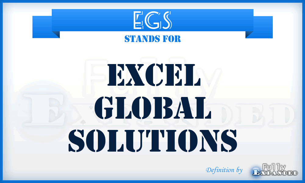 EGS - Excel Global Solutions