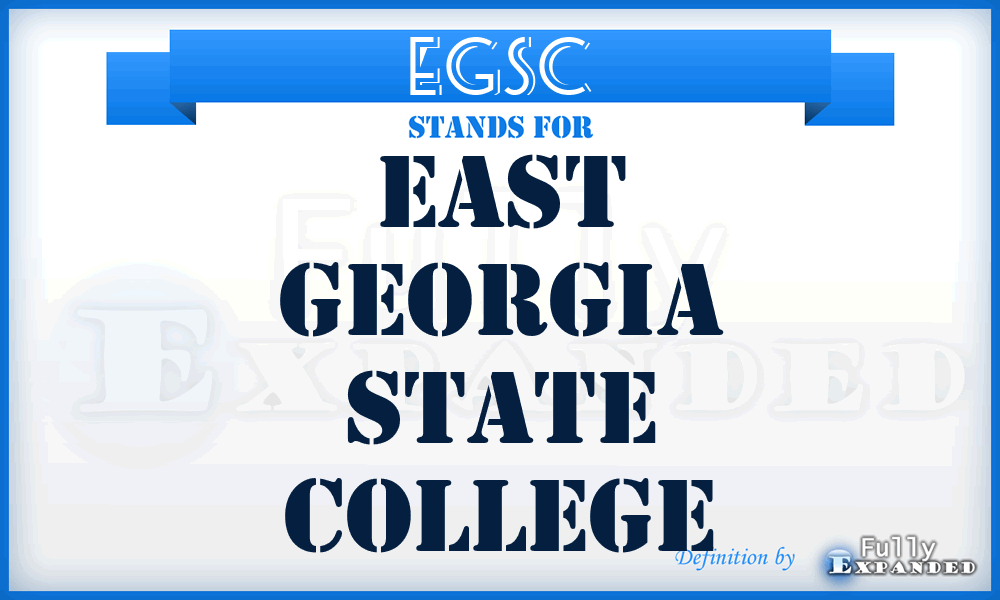 EGSC - East Georgia State College