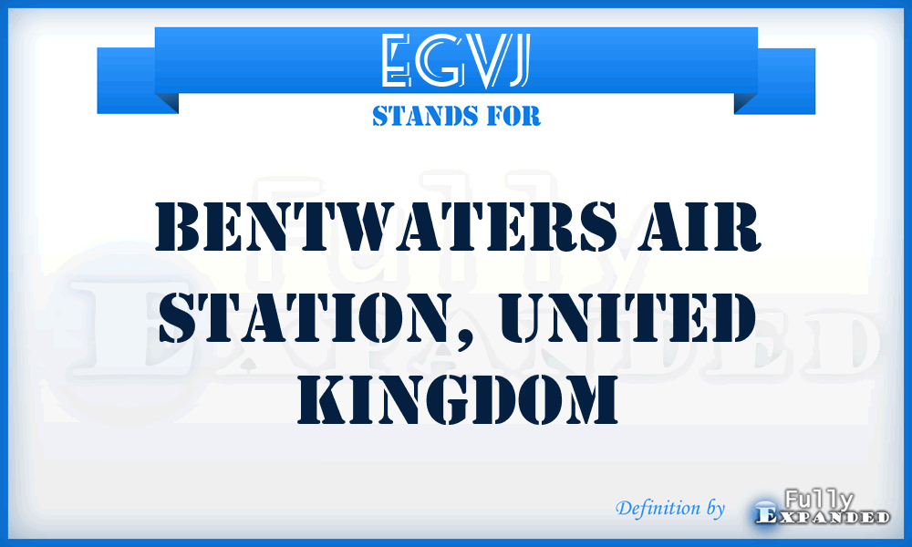 EGVJ - Bentwaters Air Station, United Kingdom