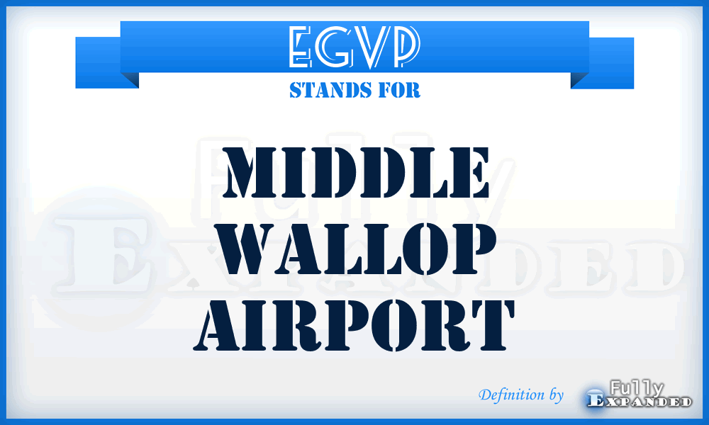 EGVP - Middle Wallop airport