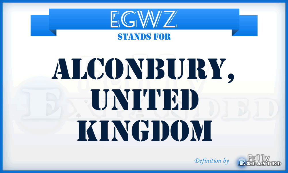 EGWZ - Alconbury, United Kingdom