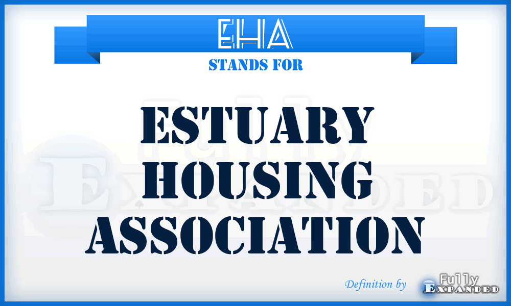 EHA - Estuary Housing Association