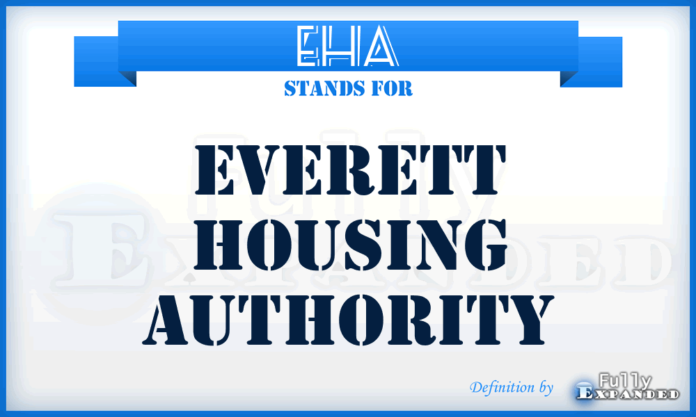 EHA - Everett Housing Authority