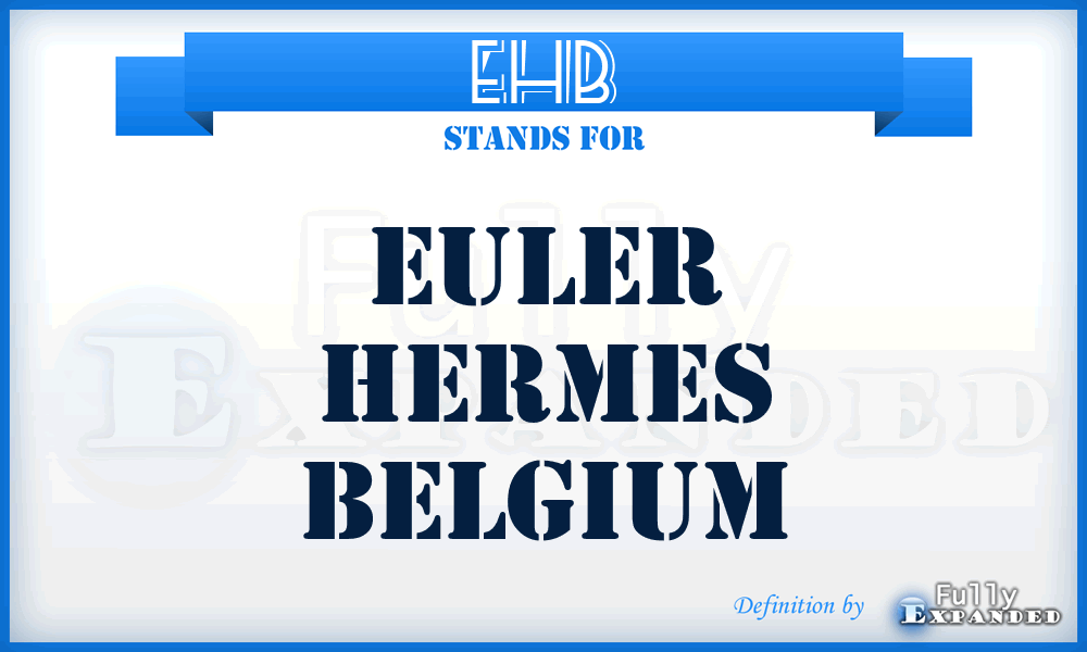 EHB - Euler Hermes Belgium