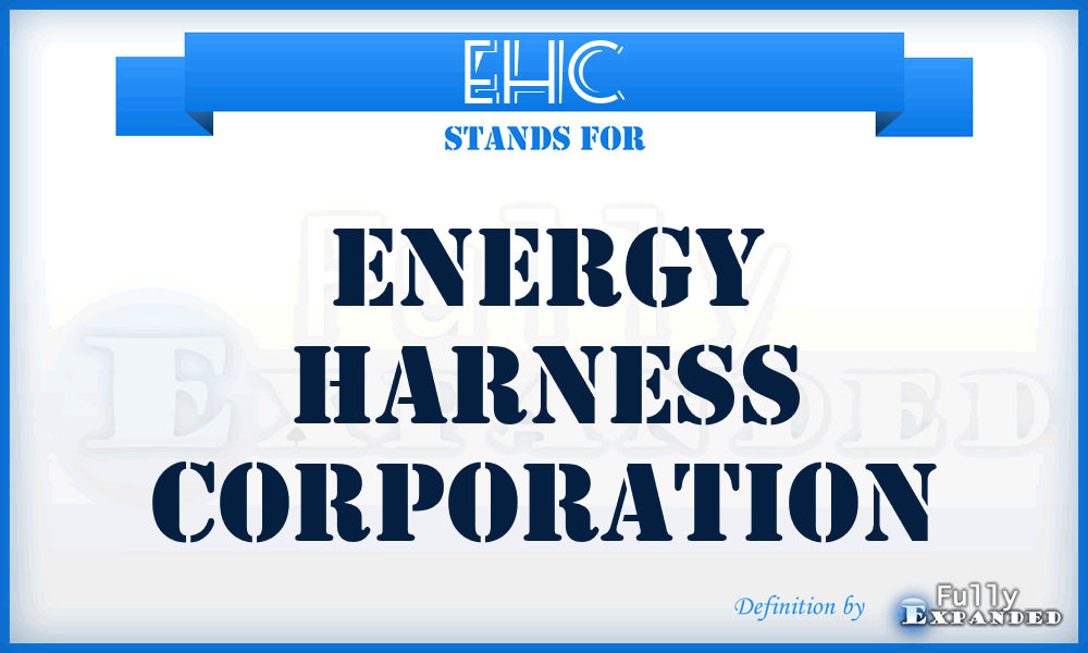 EHC - Energy Harness Corporation
