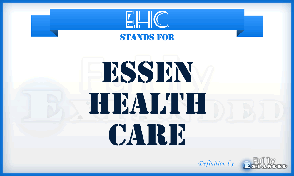 EHC - Essen Health Care