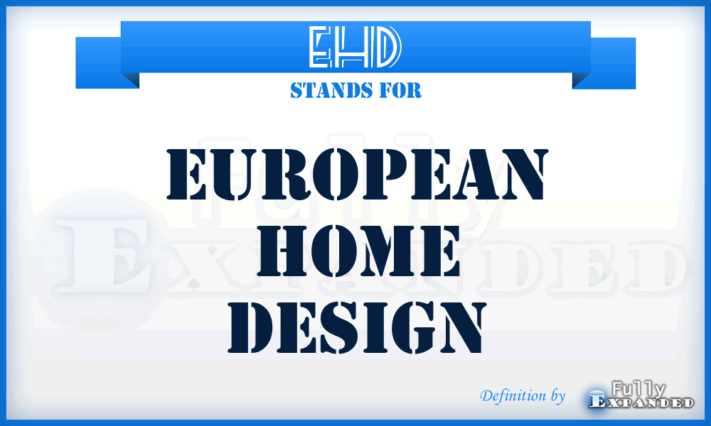 EHD - European Home Design