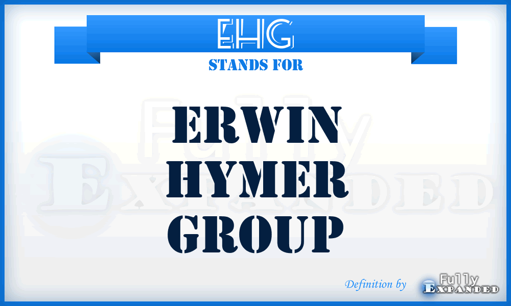 EHG - Erwin Hymer Group