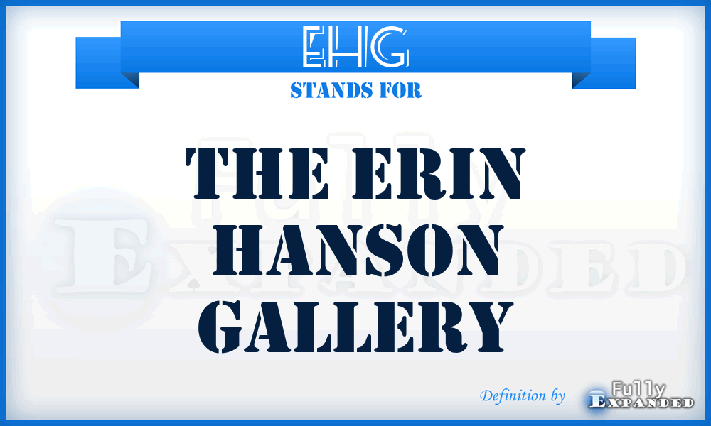 EHG - The Erin Hanson Gallery
