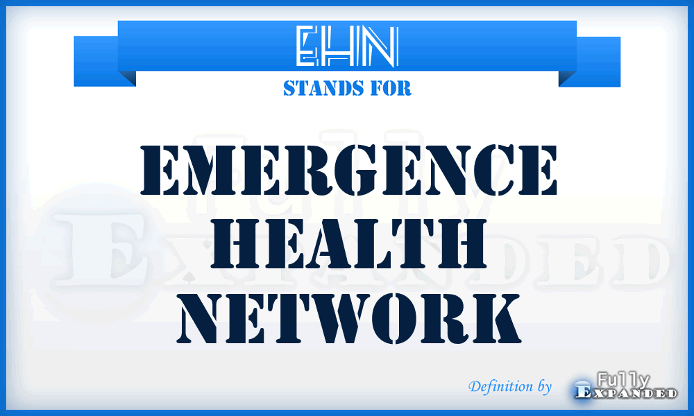 EHN - Emergence Health Network