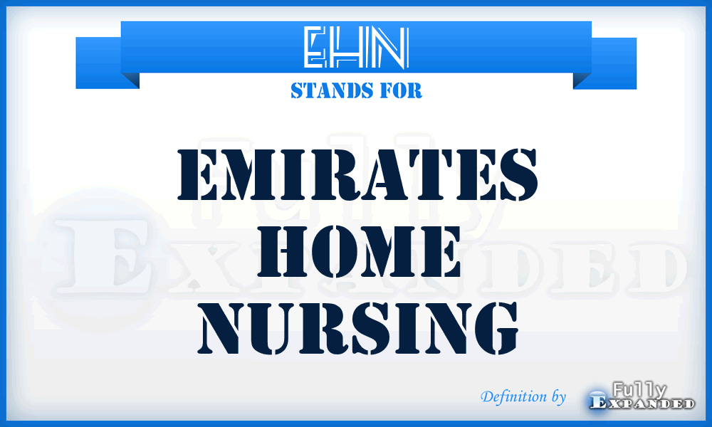 EHN - Emirates Home Nursing