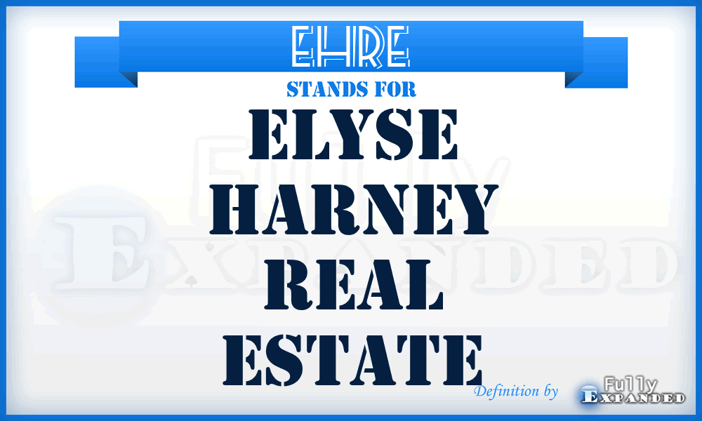 EHRE - Elyse Harney Real Estate