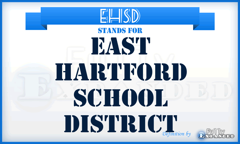 EHSD - East Hartford School District