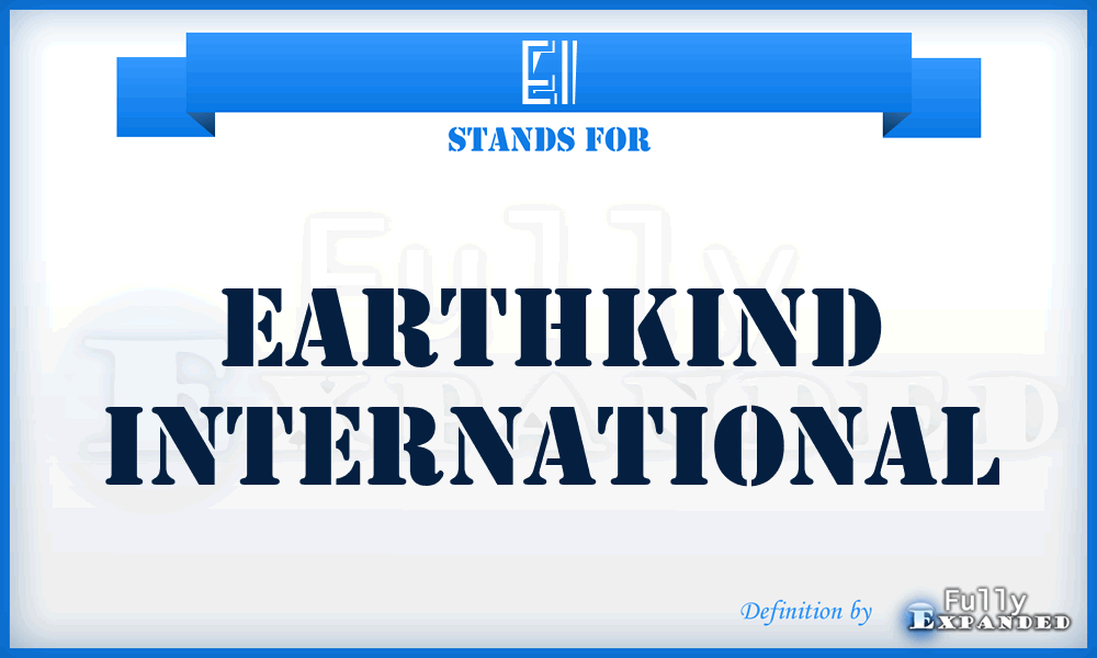 EI - Earthkind International