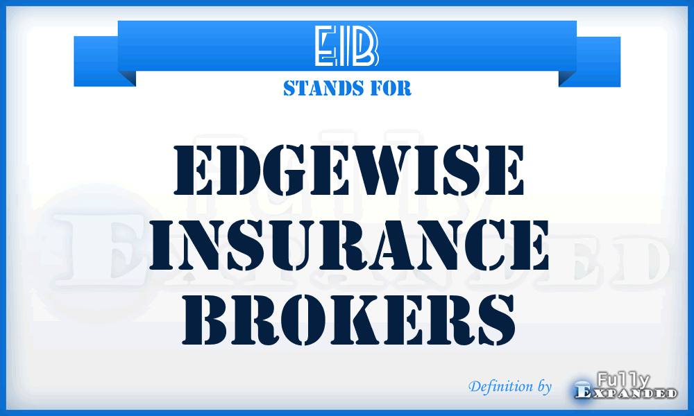 EIB - Edgewise Insurance Brokers