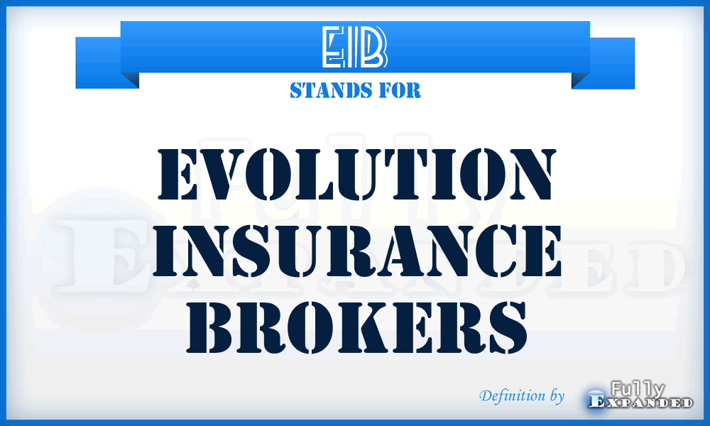 EIB - Evolution Insurance Brokers
