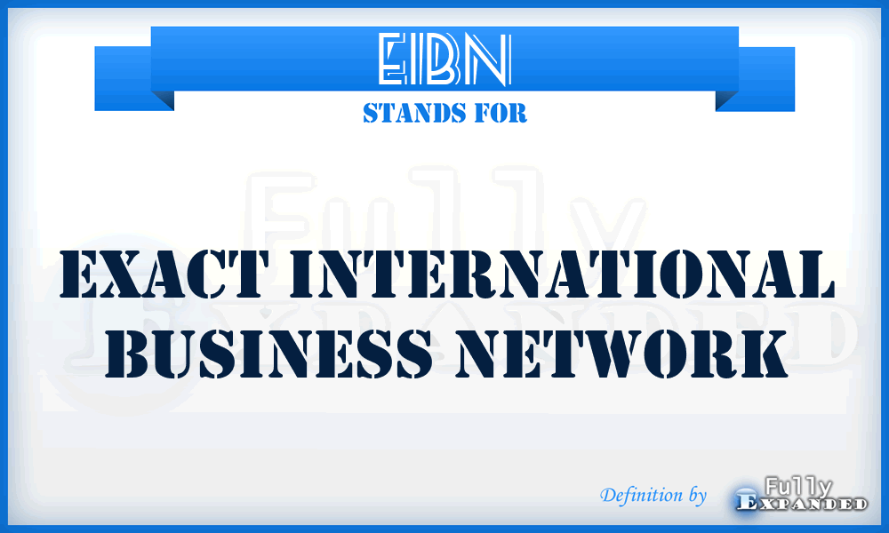 EIBN - Exact International Business Network