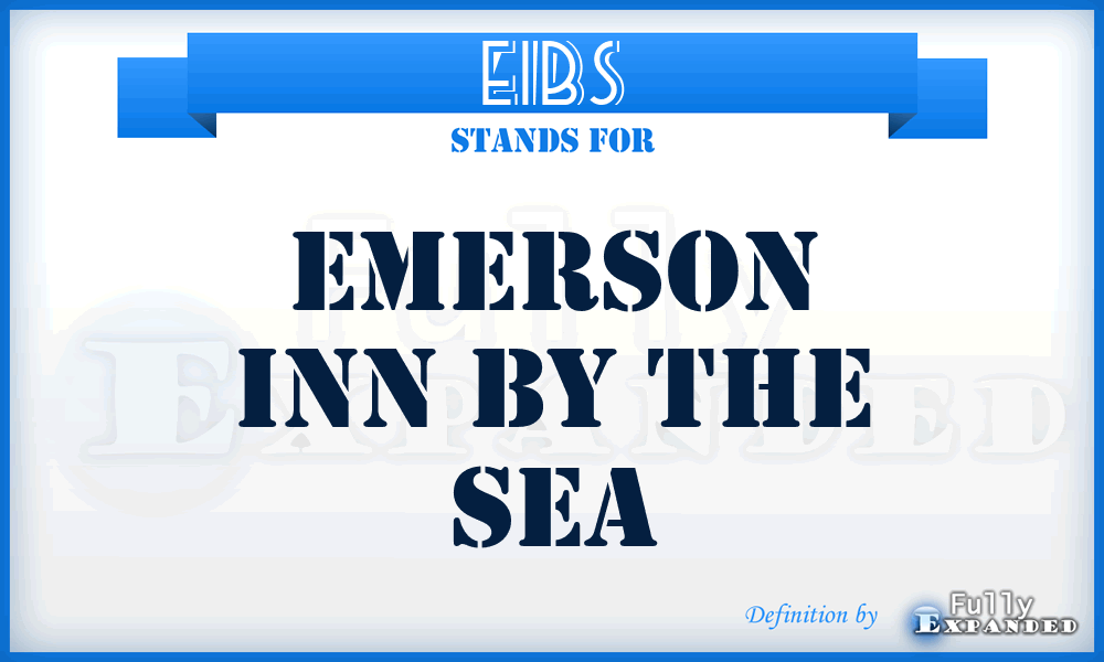 EIBS - Emerson Inn By the Sea