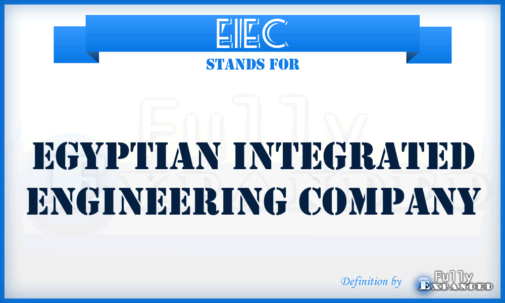 EIEC - Egyptian Integrated Engineering Company