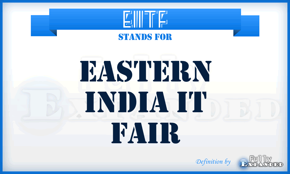 EIITF - Eastern India IT Fair
