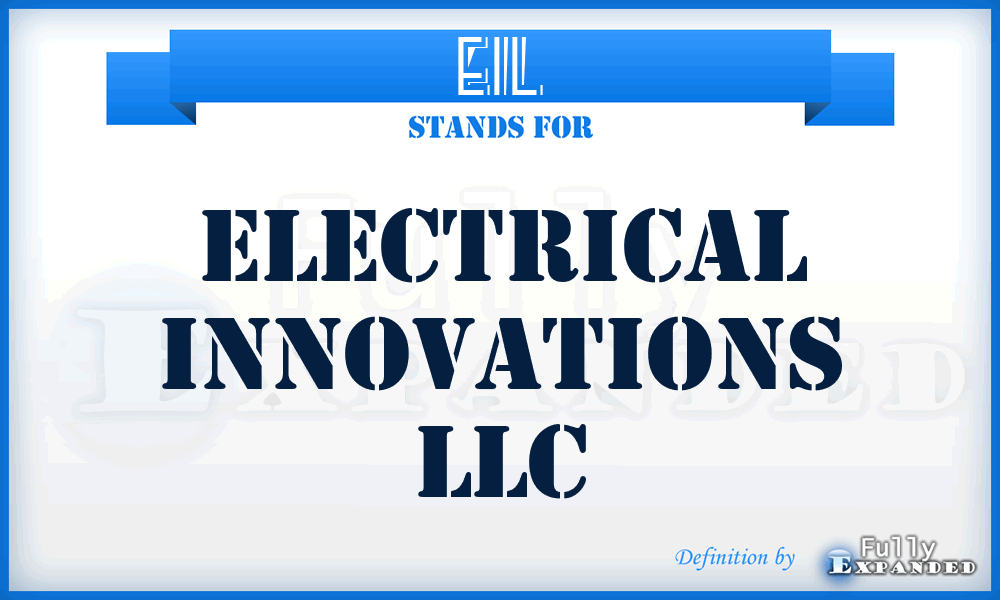 EIL - Electrical Innovations LLC