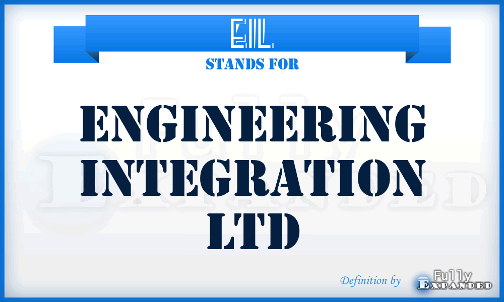 EIL - Engineering Integration Ltd