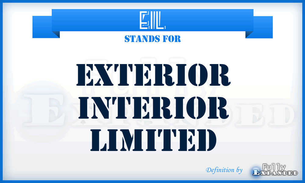 EIL - Exterior Interior Limited