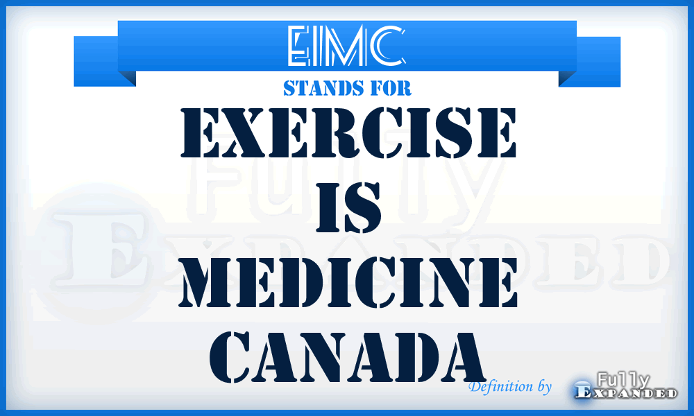 EIMC - Exercise Is Medicine Canada