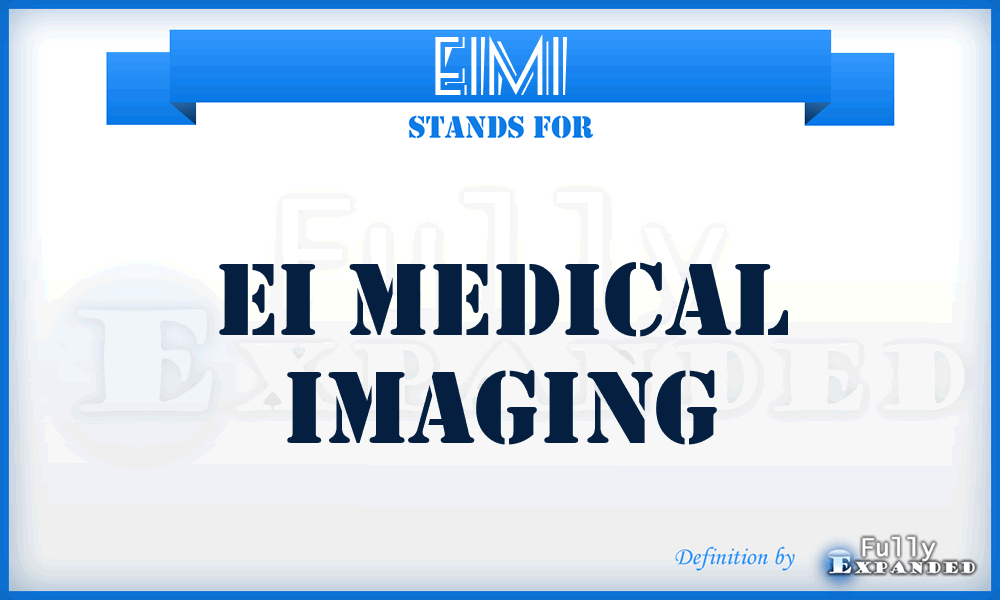 EIMI - EI Medical Imaging