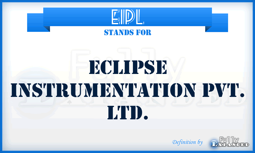 EIPL - Eclipse Instrumentation Pvt. Ltd.