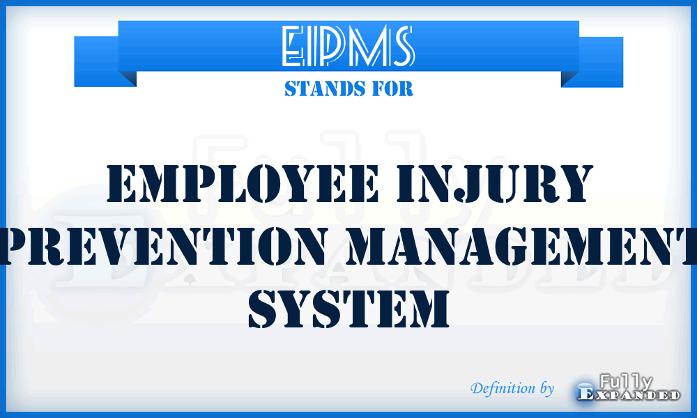EIPMS - Employee Injury Prevention Management System