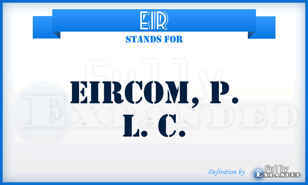EIR - Eircom, P. L. C.