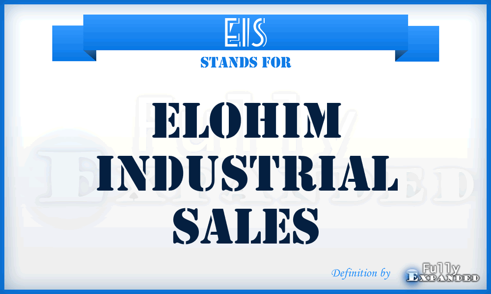 EIS - Elohim Industrial Sales