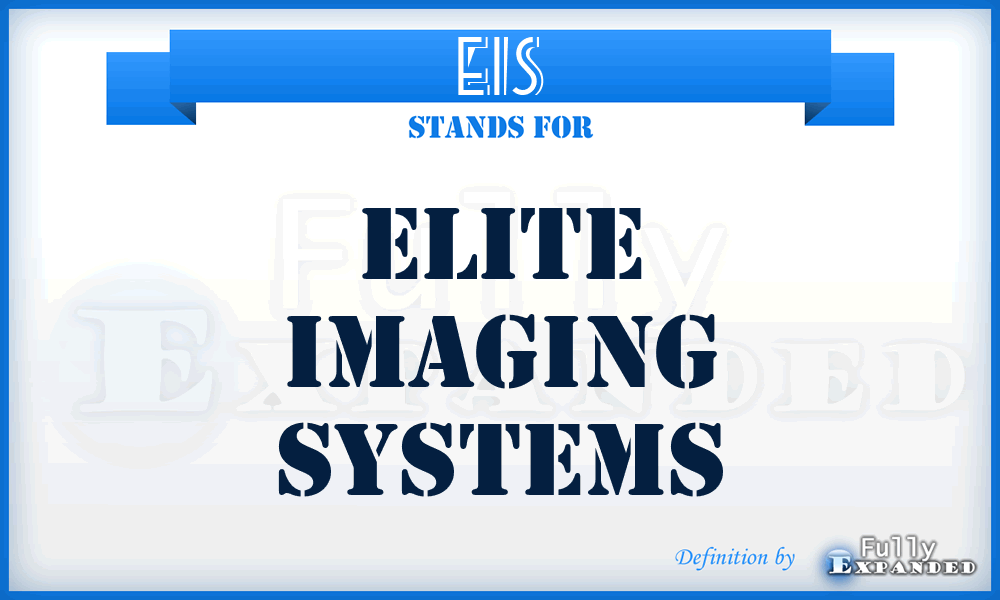 EIS - Elite Imaging Systems