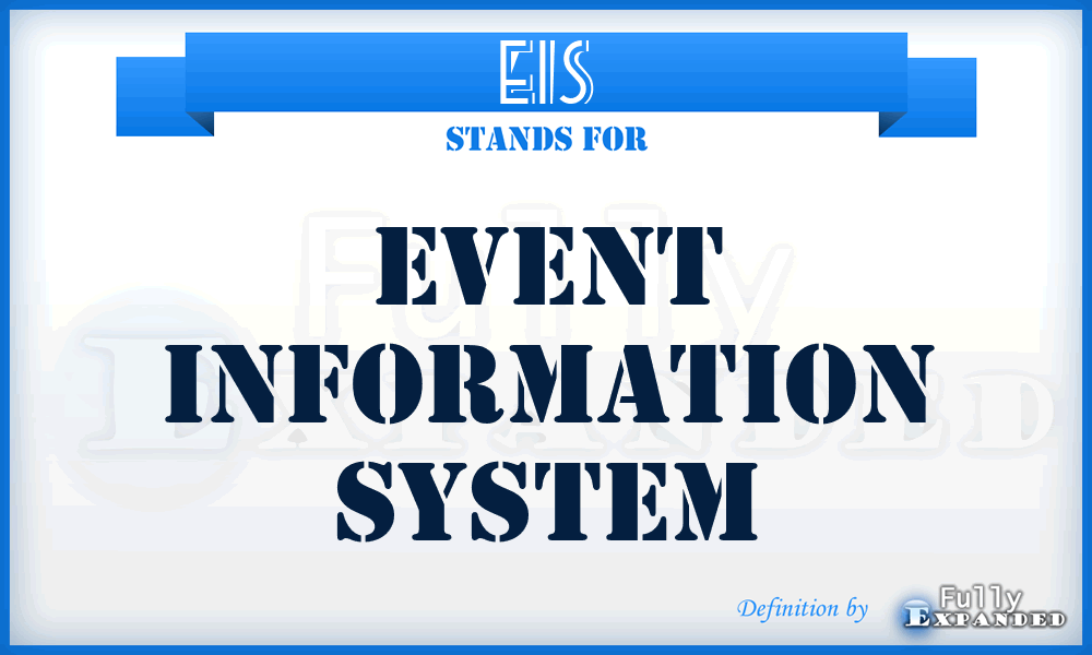 EIS - Event Information System
