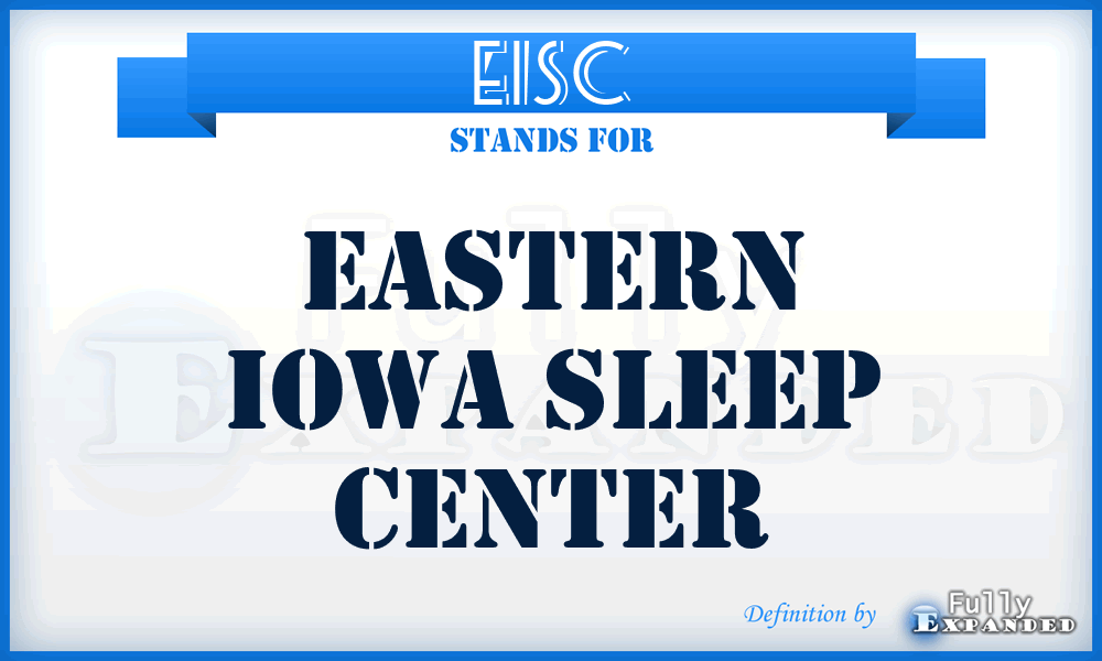 EISC - Eastern Iowa Sleep Center