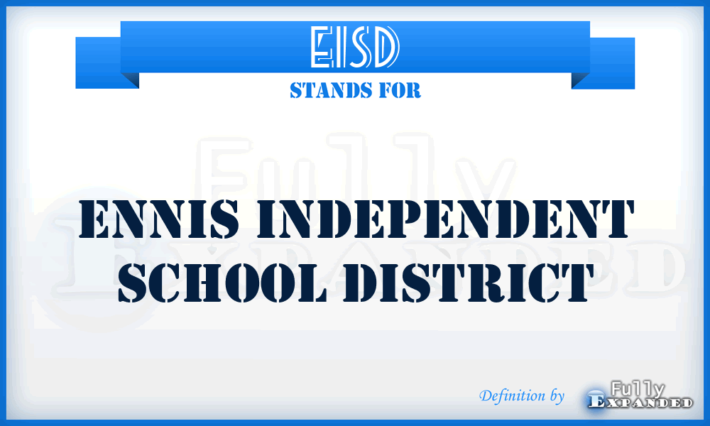 EISD - Ennis Independent School District