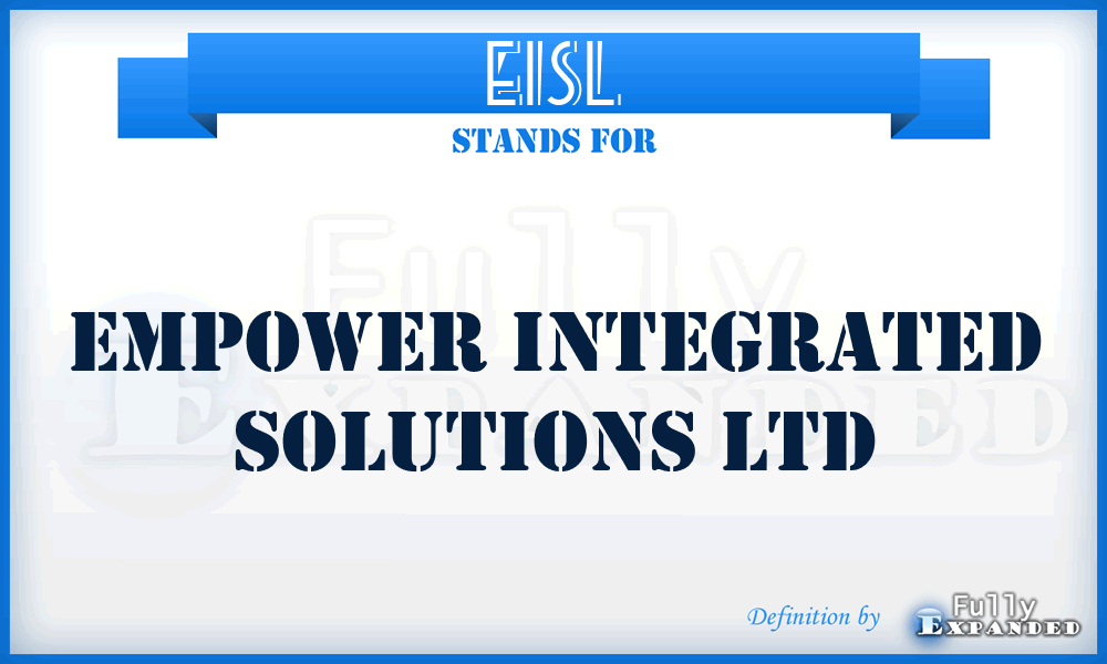 EISL - Empower Integrated Solutions Ltd