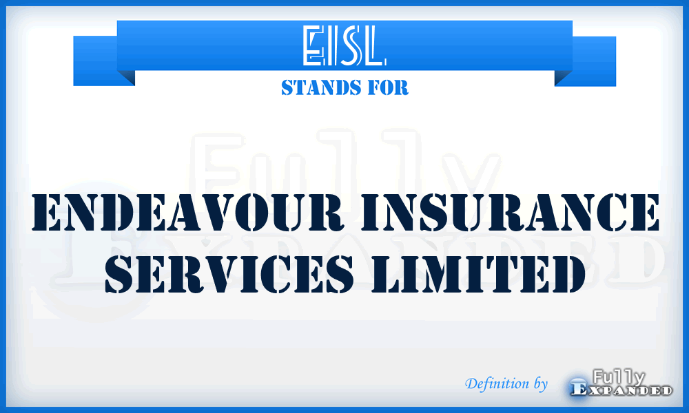 EISL - Endeavour Insurance Services Limited