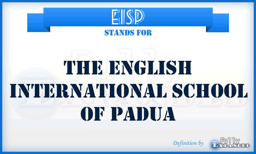 EISP - The English International School of Padua