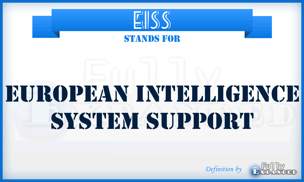 EISS - European intelligence system support