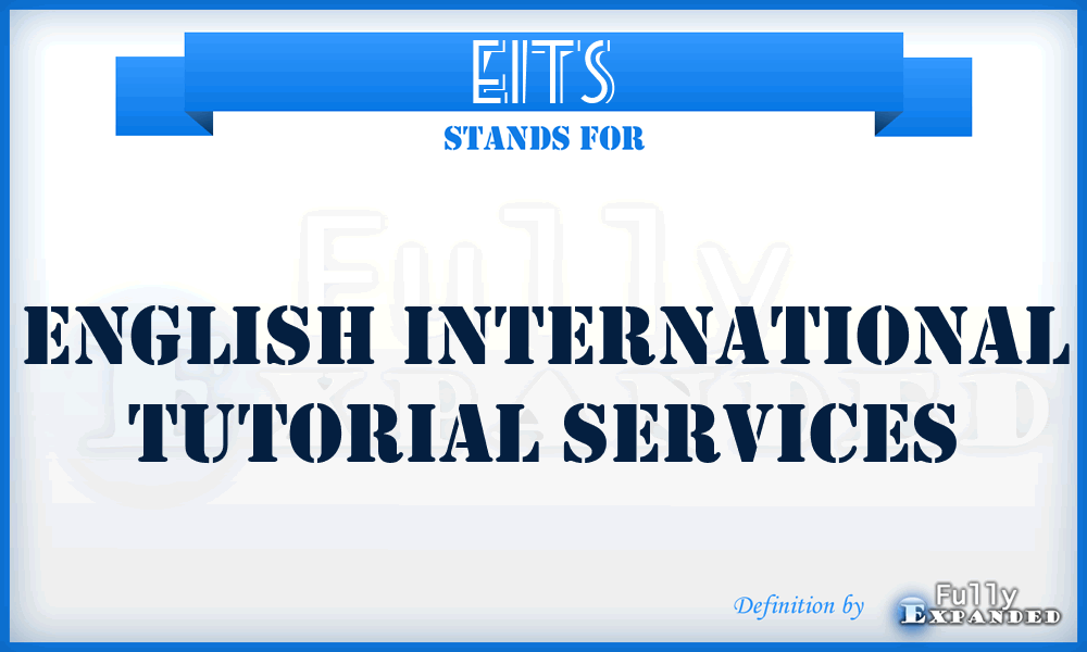 EITS - English International Tutorial Services