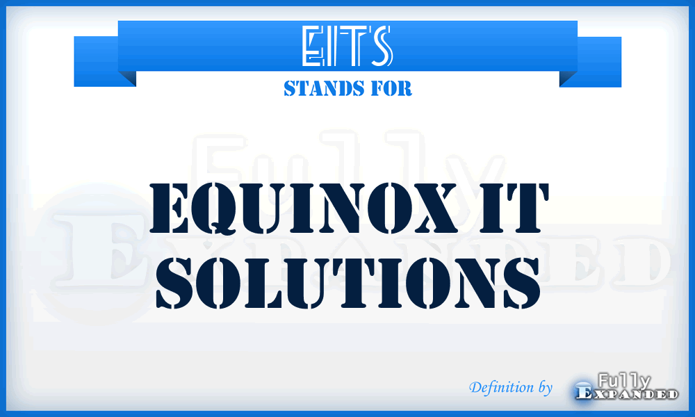 EITS - Equinox IT Solutions