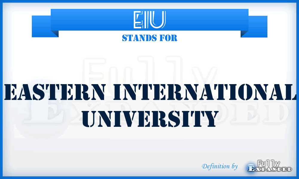 EIU - Eastern International University